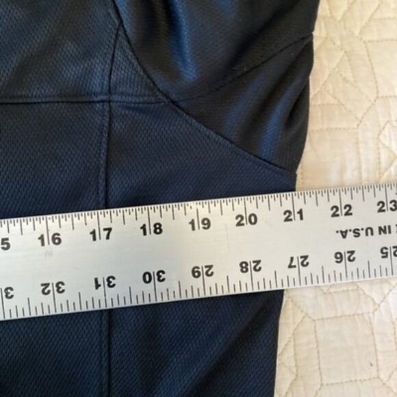 Nike Black Y2K Dri fit Track Jacket Embroidery Logo Coin Pocket Hooded full zip - Picture 10 of 16